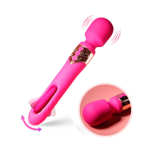 Classic Vibrator with Flapping & Vibrating Function