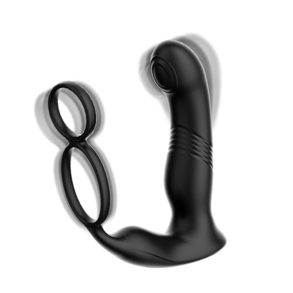 Thrusting Prostate Massager with Tapping & Vibrating Modes