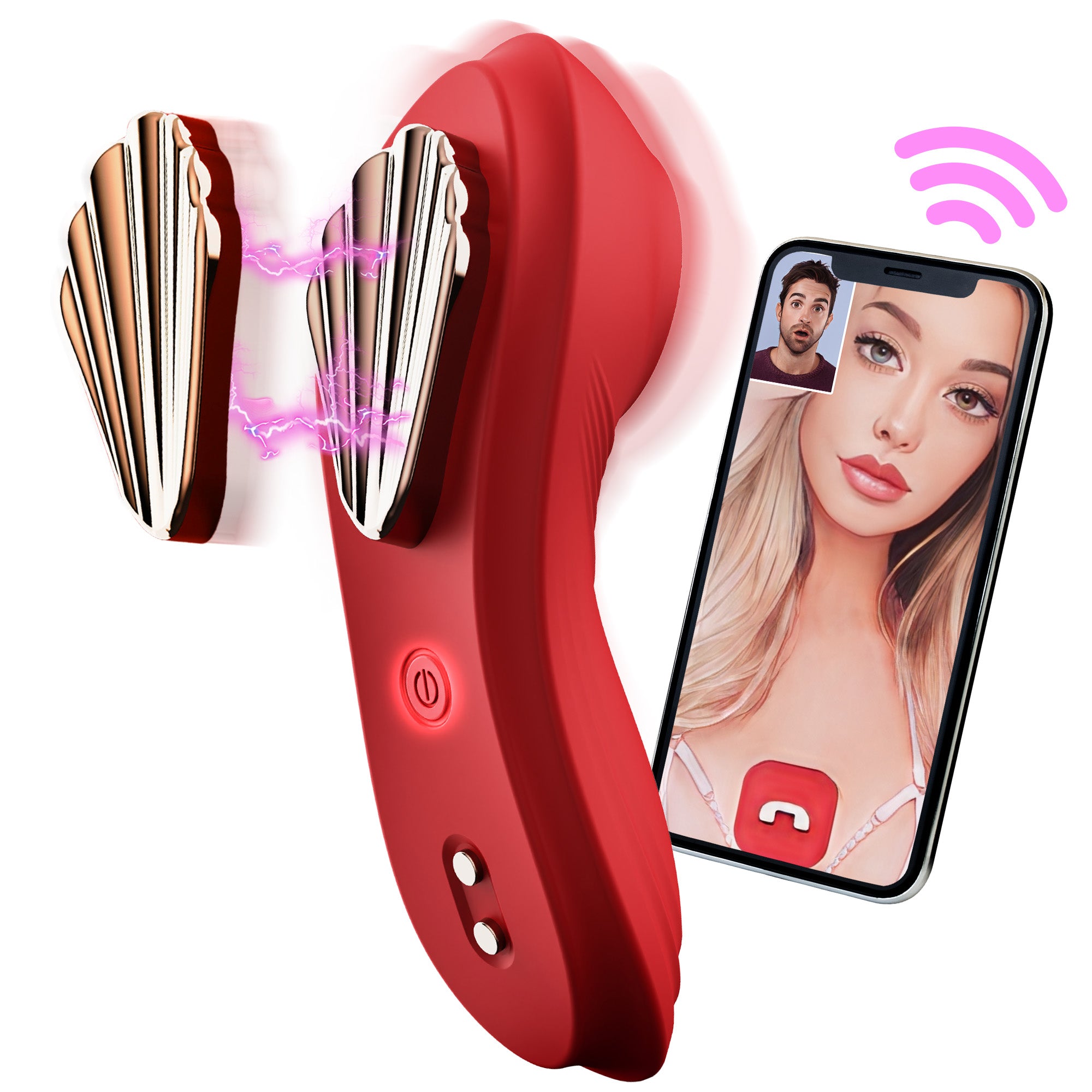 Wearable Panty Vibrator with Strong Magnetic Clip