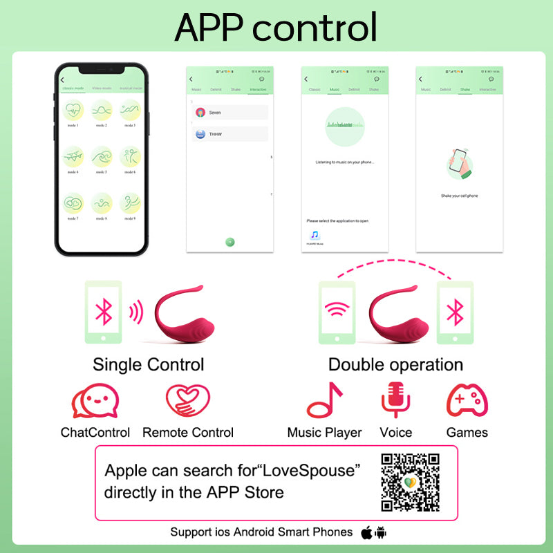 Discreet Vibrator with APP Control