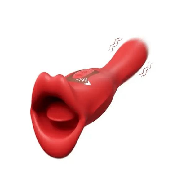 Mouth Vibrator with Kissing Function & Vibrating Tongue