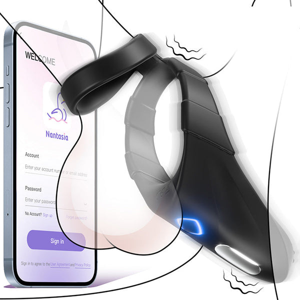 App-Controlled 2-in-1 Dual Ring for Enhanced Pleasure